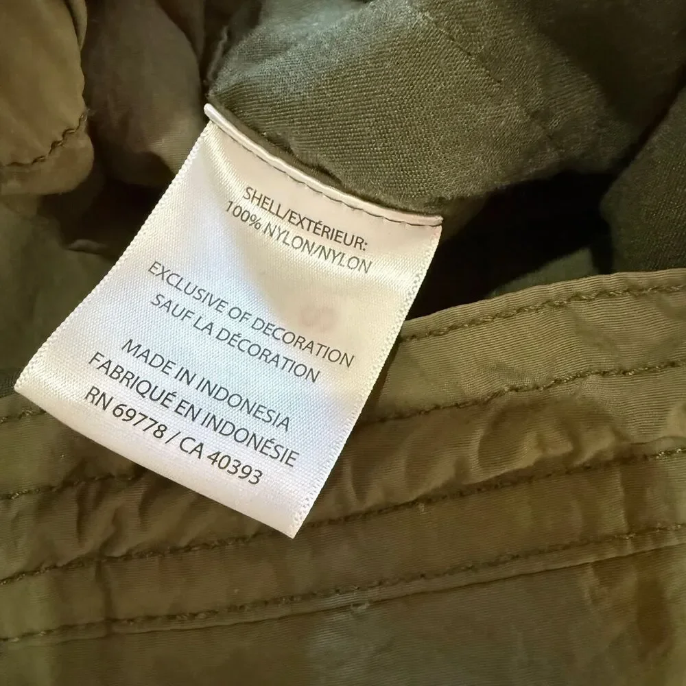 LCKR Olive Green Cargo Jogger Women’s Pants‎ Size L Outdoor Pockets
